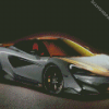 Grey Mclaren Car Diamond Paintings