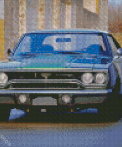 Plymouth Roadrunner Car Diamond Paintings