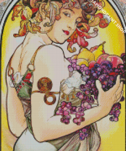 Alphonse Mucha Art Work Diamond Paintings