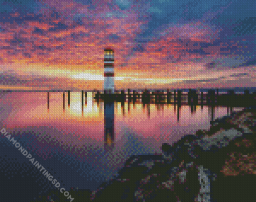 Podersdonrf Lighthouse Diamond Paintings