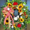 Beautiful Door Wreaths Diamond Paintings