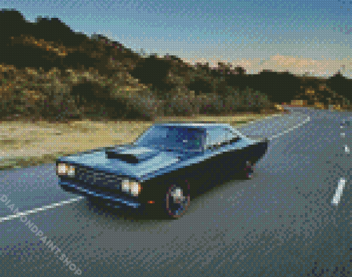 Plymouth Roadrunner Diamond Paintings