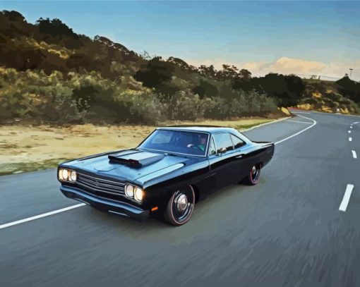 Plymouth Roadrunner Diamond Paintings