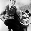 Monochrome Walt And Mickey Diamond Paintings