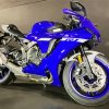 Blue R1 Motorcycle Diamond Paintings