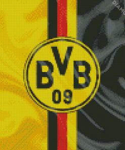 Borussia Dortmund Flage Diamond Paintings