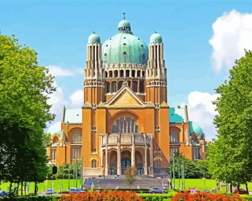 Basilique Of The Sacred Heart Diamond Paintings