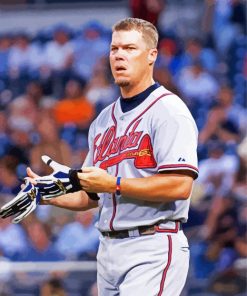 Chipper Jones Player Diamond Paintings