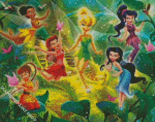 Disney Tinkerbell Fairies Diamond Paintings