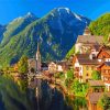 Hallstatt Mountains Diamond Paintings