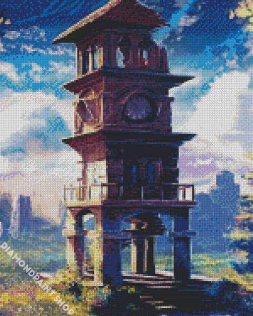 Fantasy Watchtower Diamond Paintings