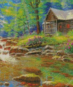 Fishing Cabin Diamond Paintings