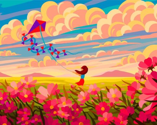 Flowers Field Diamond Paintings