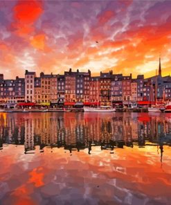 Honfleur Reflection Diamond Paintings