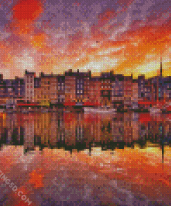 Honfleur Reflection Diamond Paintings