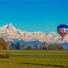 Air Ballons In Mountains Diamond Paintings