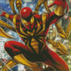 Red Iron Spider Diamond Paintings