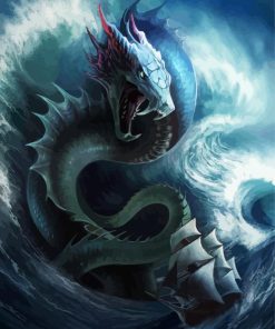 Leviathan Serpent Diamond Paintings