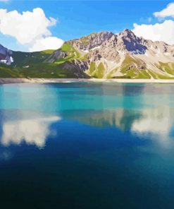 Lunersee Lake Diamond Paintings