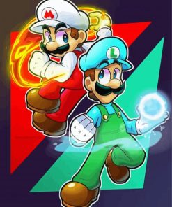 Mario And Lugi Diamond Paintings