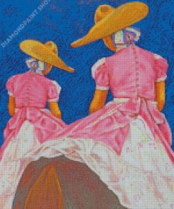 Mexican Lady And Kid Diamond Paintings