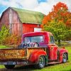 Vintage Truck And Barn Diamond Paintings