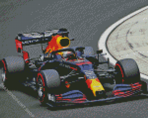 Red Bull Car Diamond Paintings