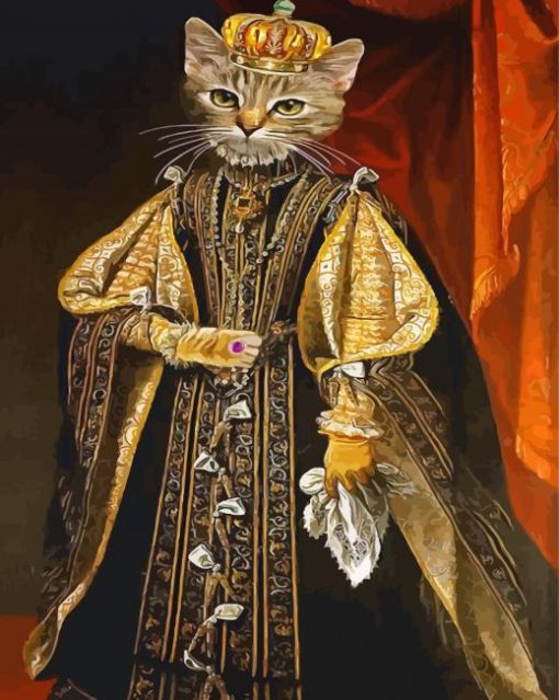 Royal Cat Diamond Paintings