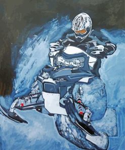 Snowmobile Art Diamond Paintings