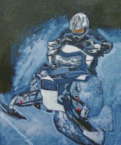 Snowmobile Art Diamond Paintings