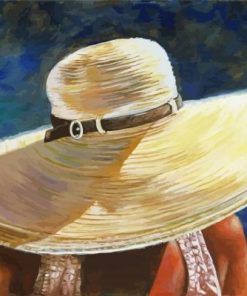 Straw Hat Diamond Paintings