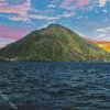 Stromboli Sicily Volcano Diamond Paintings