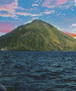 Stromboli Sicily Volcano Diamond Paintings