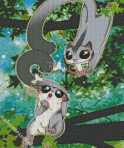 Sugar Glider Art Diamond Paintings