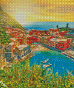 Vernazza Sunset Diamond Paintings