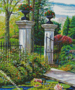 Garden Gate Diamond Paintings