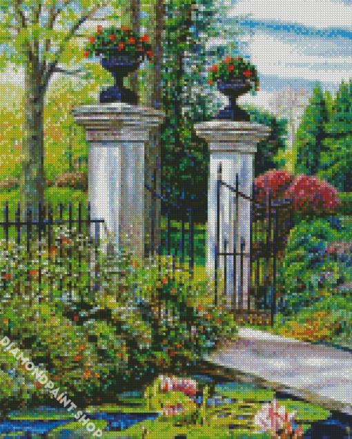 Garden Gate Diamond Paintings