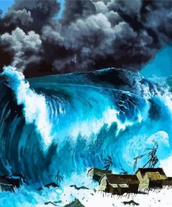 Tsunami Disaster Diamond Paintings