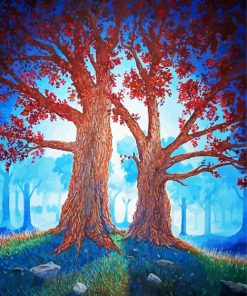 Twin Trees Diamond Paintings