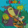 Uncle Grandpa Poster Diamond Paintings