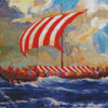 Viking Longboat Diamond Paintings