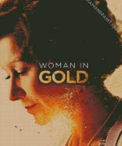 Woman In Gold Poster Diamond Paintings