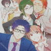 Wotakoi Characters Diamond Paintings