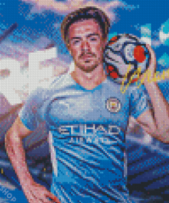 Jack Grealish Player Diamond Paintings