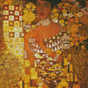 Lady In Gold Diamond Paintings