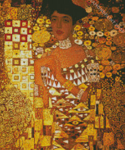 Lady In Gold Diamond Paintings