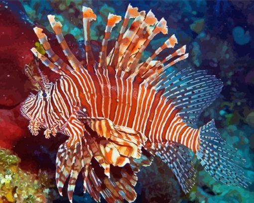 Aesthetc Lionfish Diamond Paintings