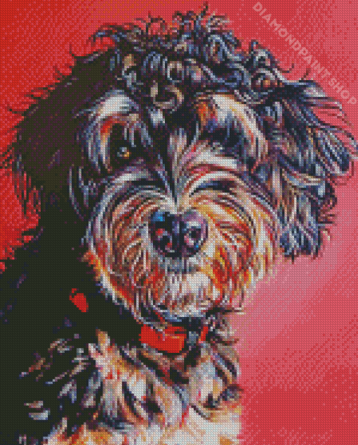 Bernedoodle Art Diamond Paintings