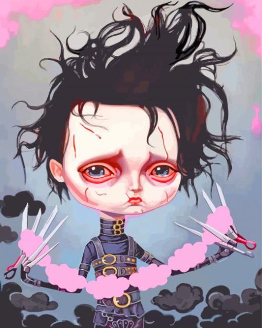 Cute Edward Scissorhands Diamond Paintings