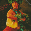 Hawaiian Hula Woman Diamond Paintings